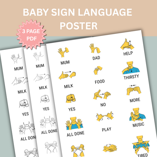 Baby Sign Language Posters
